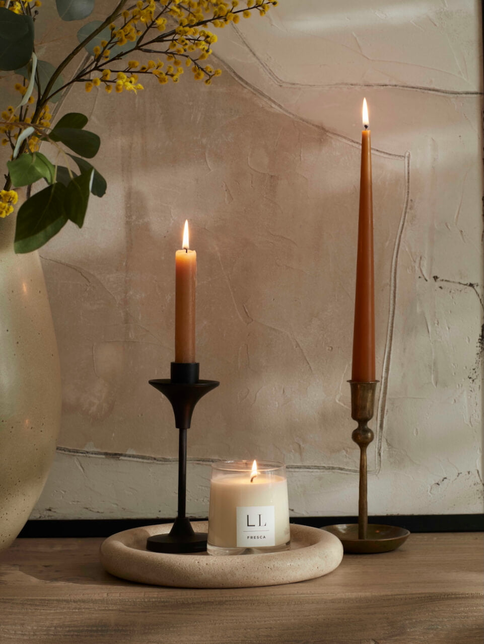Set of 4 Taper Candles