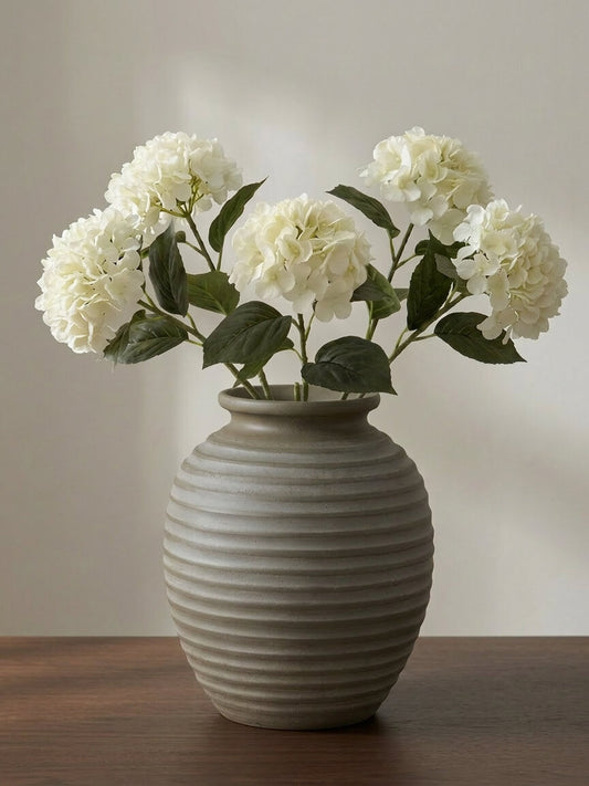 Marmo Ribbed Vase